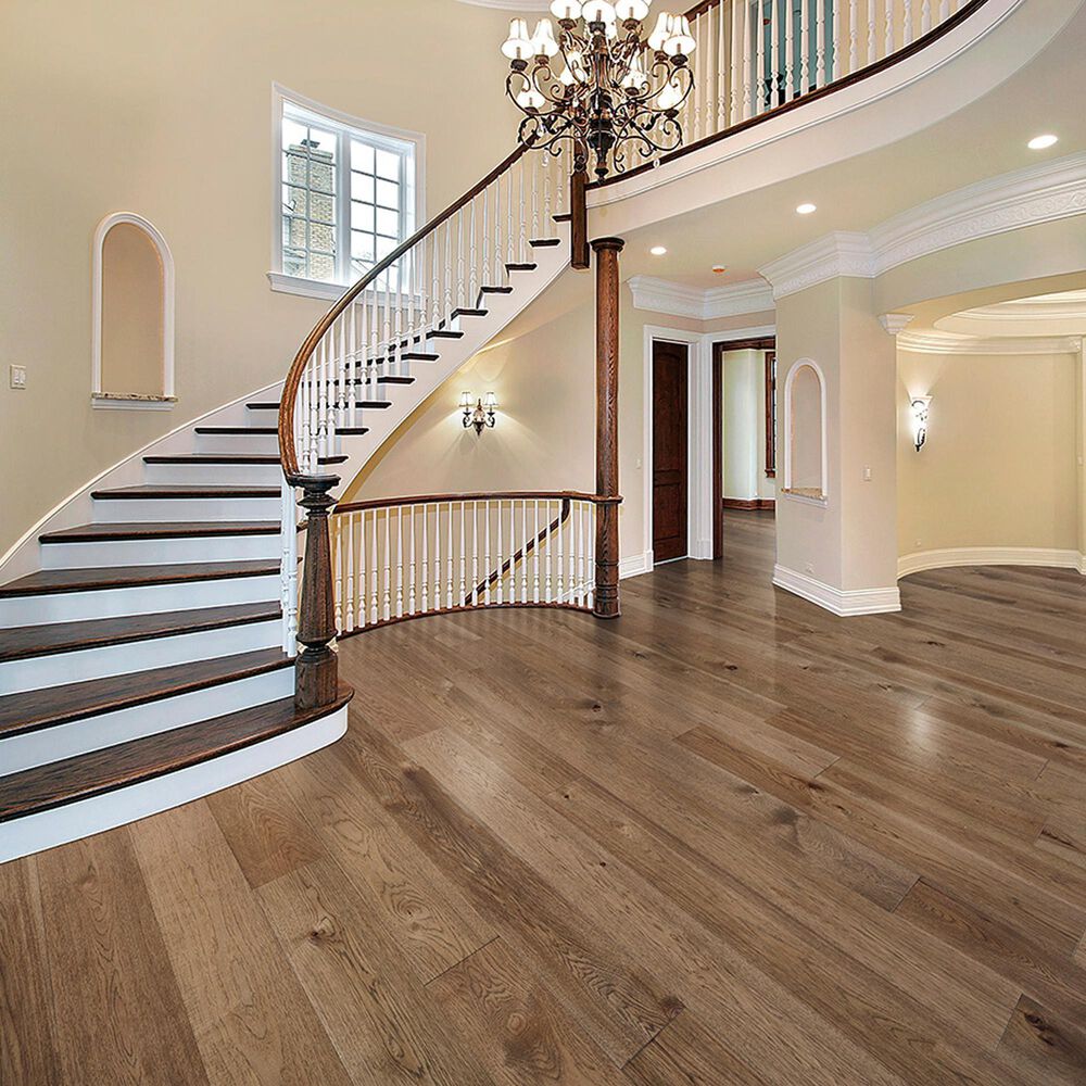 Paramount Silver Bell Jute 7.5" x 83 Hickory Engineered Hardwood, , large