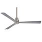 Minka-Aire Simple 52" Indoor/Outdoor Ceiling Fan in Brushed Nickel Wet, , large