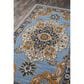 Momeni Ibiza IBI-01 6" x 9" Blue Area Rug, , large