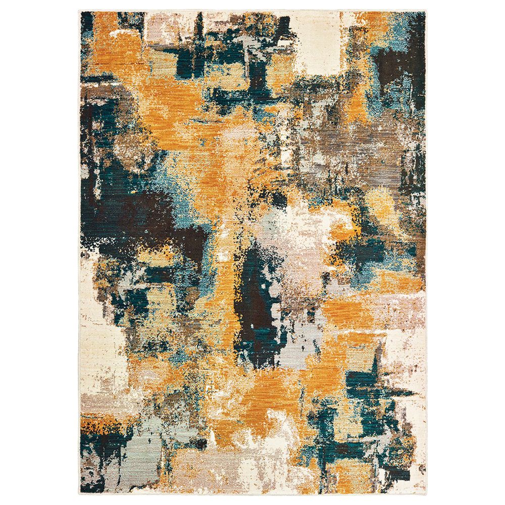 Oriental Weavers Sedona 9593A 9"10" x 12"10" Blue Area Rug, , large
