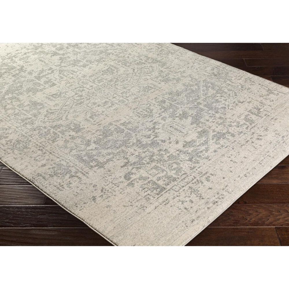 Surya Harput HAP-1024 6&#39;7&quot; x 9&#39; Charcoal, Light Gray and Beige Area Rug, , large