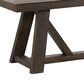 Hawthorne Furniture Hearst 59" Backless Bench in Reclaimed Chevron, , large