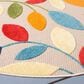 Safavieh Cabana CBN369A 6"7" Round Ivory and Green Indoor/Outdoor Area Performance Rug, , large