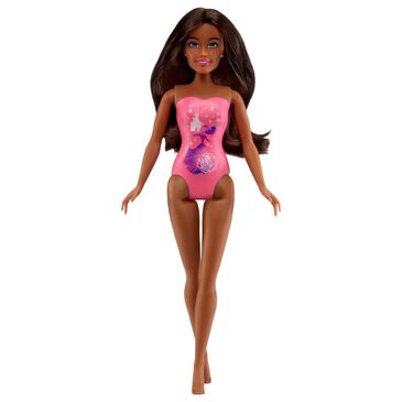 Dream Ella Splash Doll - Yasmin Black Hair Doll with Pink Swimsuit, , large
