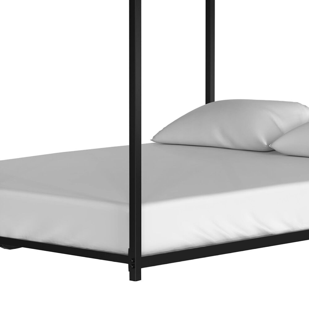 Hearth and Haven Adam Full over Full Bunk Bed in Black, , large