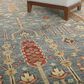 Feizy Carrington Blue and Rust 5"6" x 8"6" Area Rug, , large