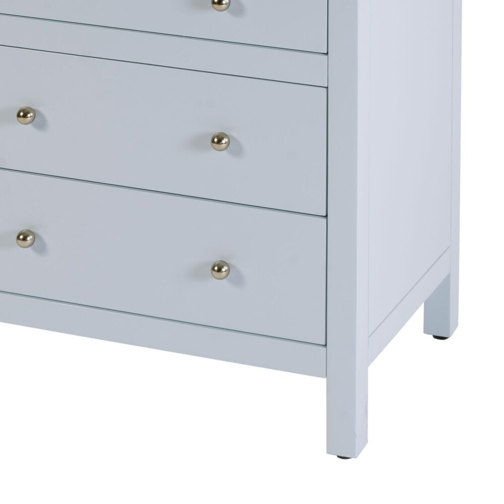Butler Specialty Company Nora 3 Drawer Nightstand in Light Blue, , large