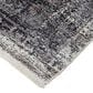 Feizy 3966F Sarrant Gray / Silver 12" x 15" Area Rug, , large