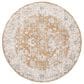 Surya Brunswick Light Brown, Cream, Medium Brown, Light Gray, Charcoal and Mustard 6"7" Round Area Rug, , large