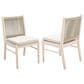 Hearth and Haven Cordoba Outdoor Dining Chair in Beige (Set of 2), , large