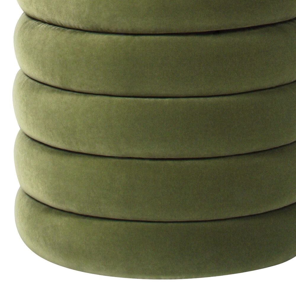 Jennifer Taylor Home Fuji Storage Ottoman in Olive Green, , large