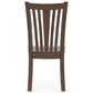 Declan Dining Slat Side Chair in Cognac Washed, , large