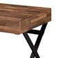Furniture of America Krause Writing Desk in Oak and Black, , large