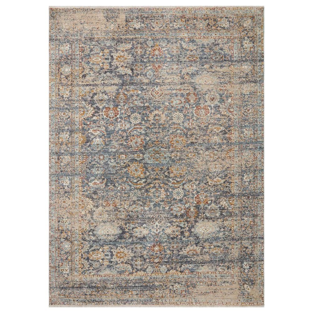 Angela Rose Blake 2" x 3" Navy and Multicolor Area Rug, , large