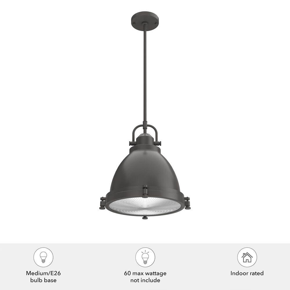 Hunter Bridgemoor 2-Light Pendant in Noble Bronze, , large
