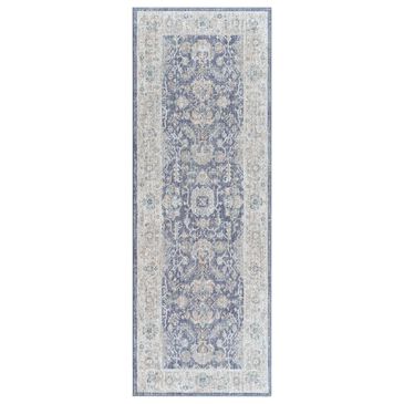 Surya Avant Garde 2"7" x 7"3" Gray, Beige and Denim Runner, , large