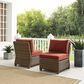 Crosley Furniture Bradenton 2-Piece Patio Chair Set in Sangria, , large