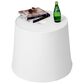 Floating Luxuries Side Table with Umbrella in White and Aruba, , large