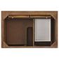 James Martin Vanities Lorelai 36" Single Vanity in Mid-Century Walnut with 3 cm Charcoal Soapstone Quartz Top, , large