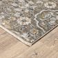 Oriental Weavers Maharaja Ames 532D 9"10" x 12"10" Grey Area Rug, , large