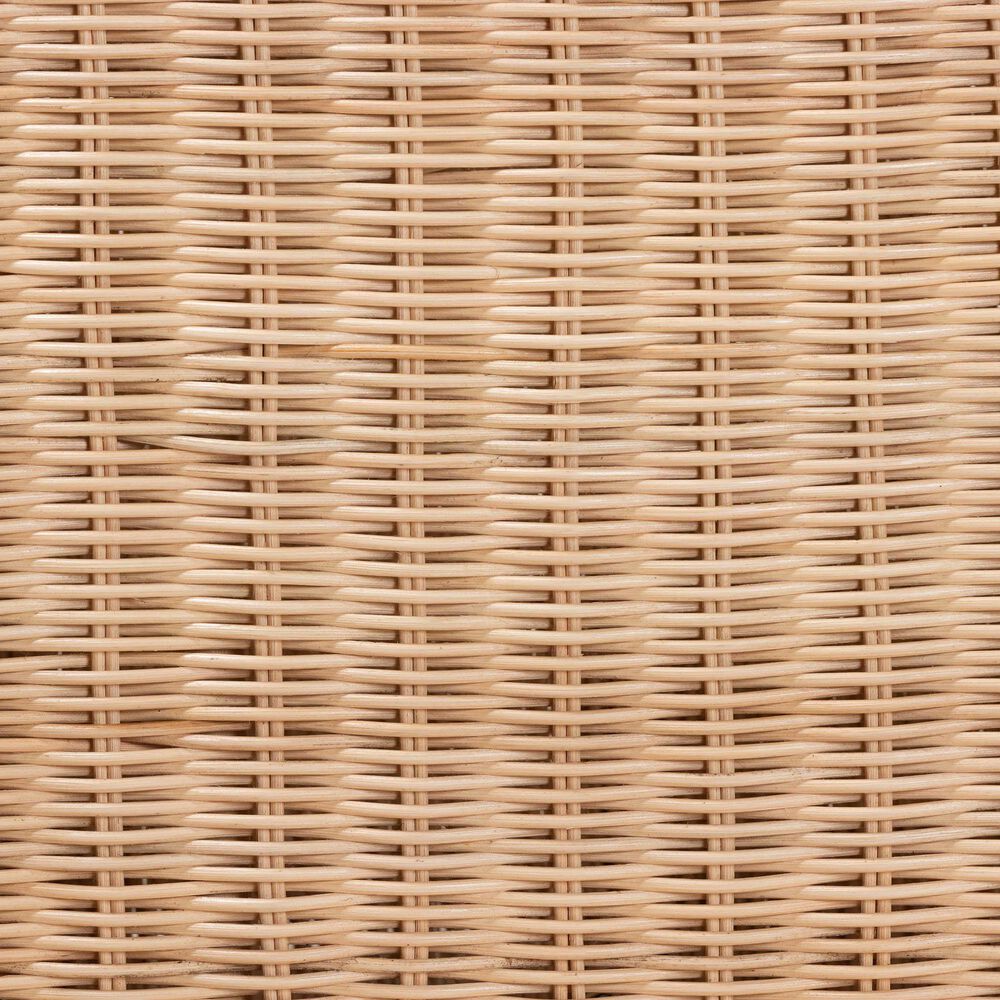 Baxton Studio Panchali 1-Drawer Rattan Nightstand in Natural Brown, , large