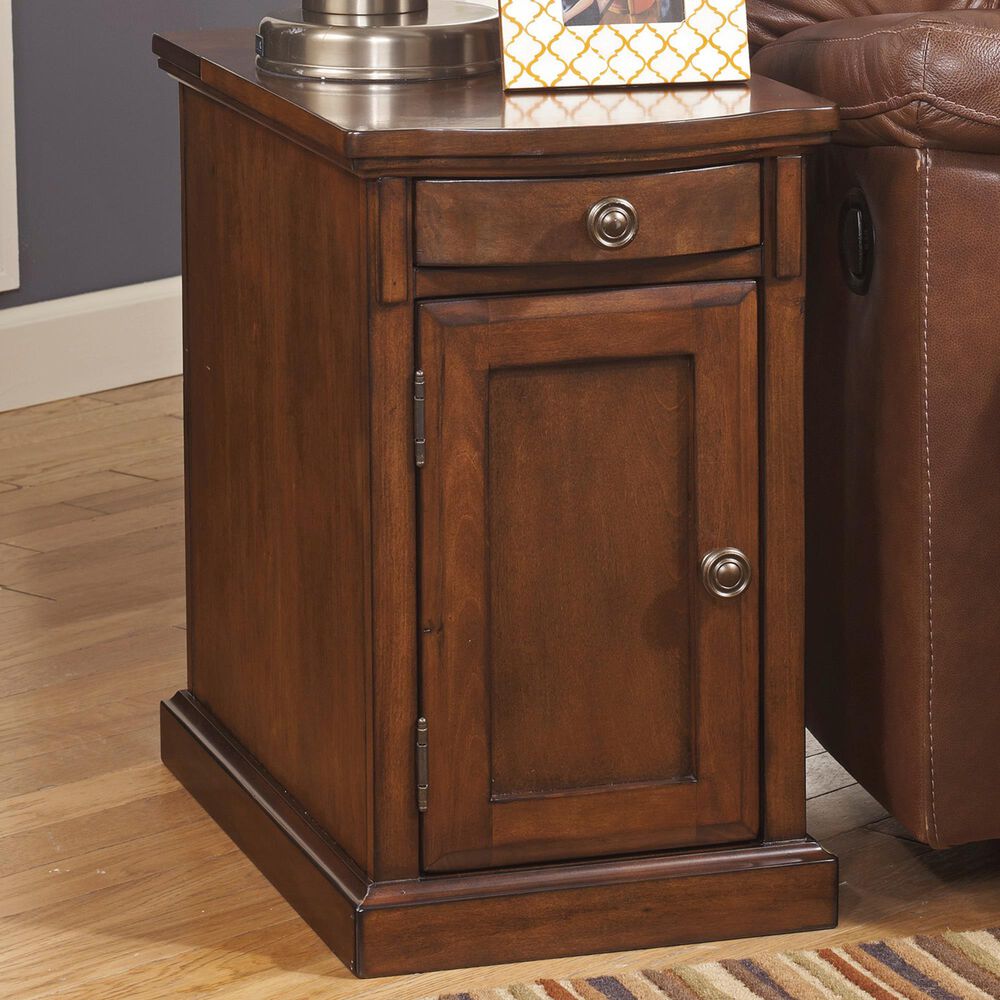 Signature Design by Ashley Laflorn Chairside End Table in Medium Brown, , large