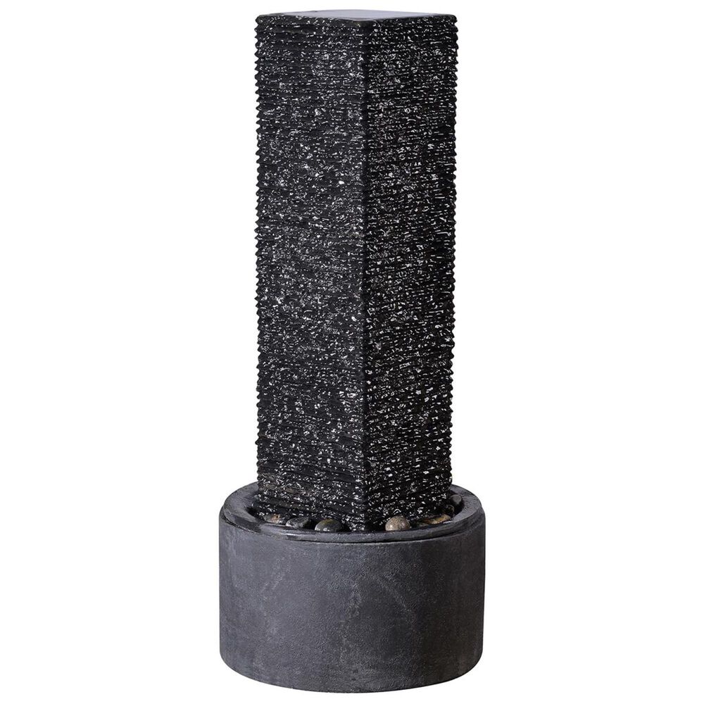 Kenroy Ridgeland Floor Fountain in Black, , large