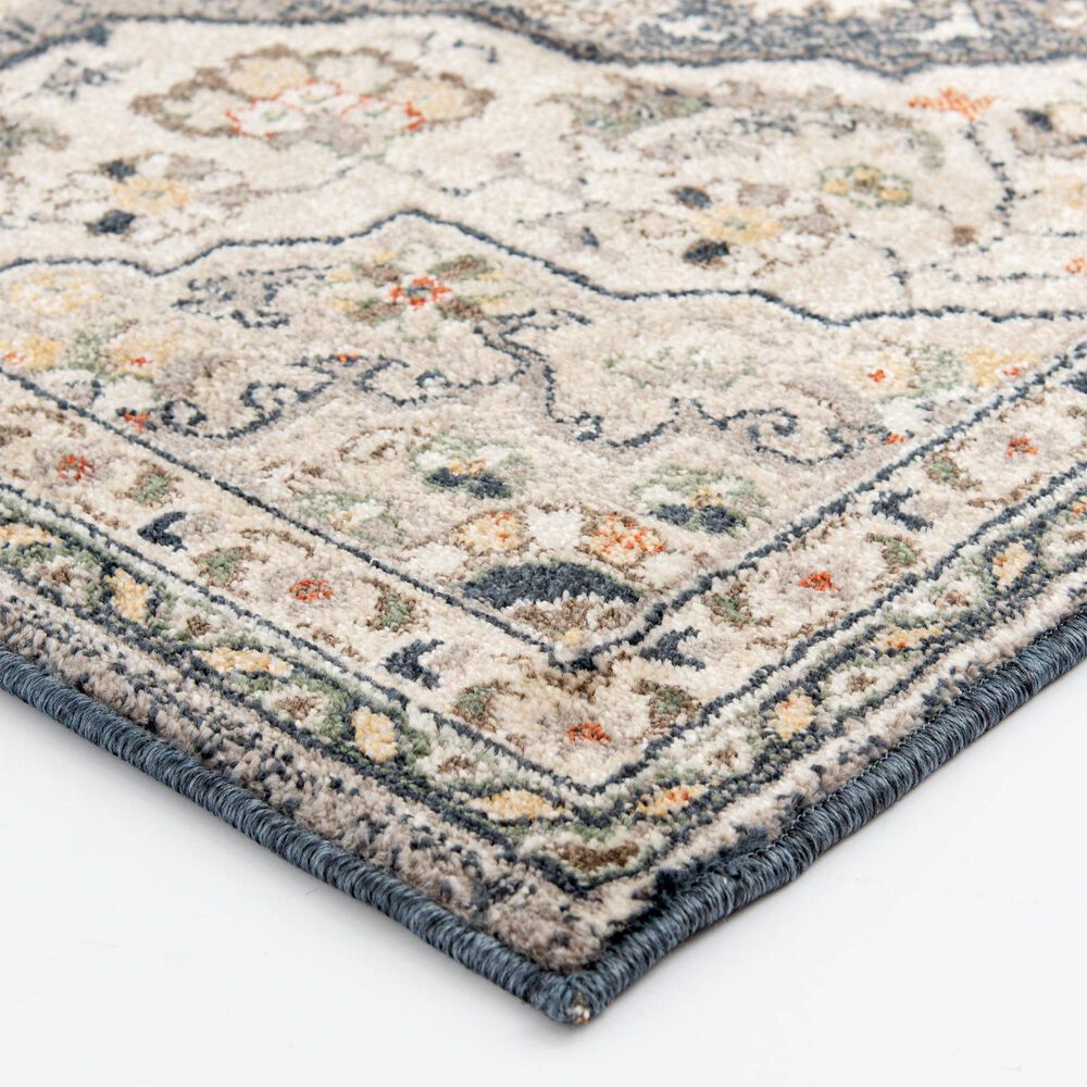 Central Oriental Minerva Corelia 5&#39; x 7&#39;3&quot; Vintage Blue and Storm Area Rug, , large