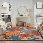 Nourison Aloha ALH33 6" x 9" Multicolor Indoor/Outdoor Area Rug, , large
