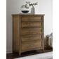 Viceray Collections Jamestown Oak 5 Drawer Chest in Natural, , large