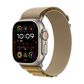 Apple Watch Ultra 2 GPS + Cellular 49mm Natural Titanium Case with Tan Alpine Loop - Small, , large