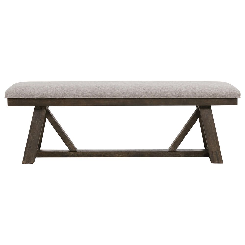 Hawthorne Furniture Hearst 59&quot; Backless Bench in Reclaimed Chevron, , large