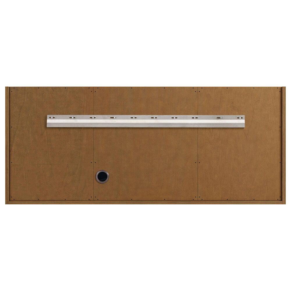 James Martin Laurent 60" Single Bathroom Vanity in Honey Oak with 3 cm Parisien Bleu Silestone Top and Rectangular Sink, , large
