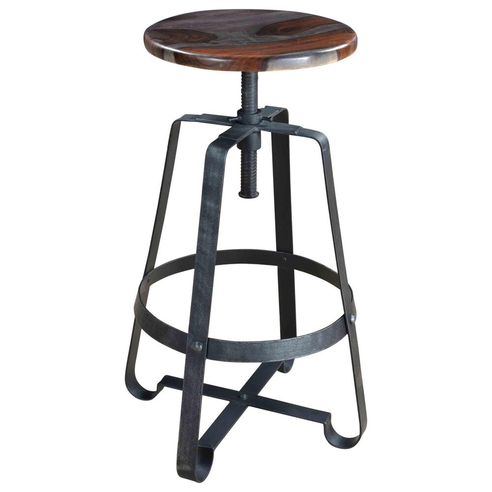 Shell Island Furniture Adjustable Barstool in Kari Graywash, , large