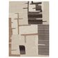 Ashley Kencher 5" x 7" Beige and Brown Area Rug, , large
