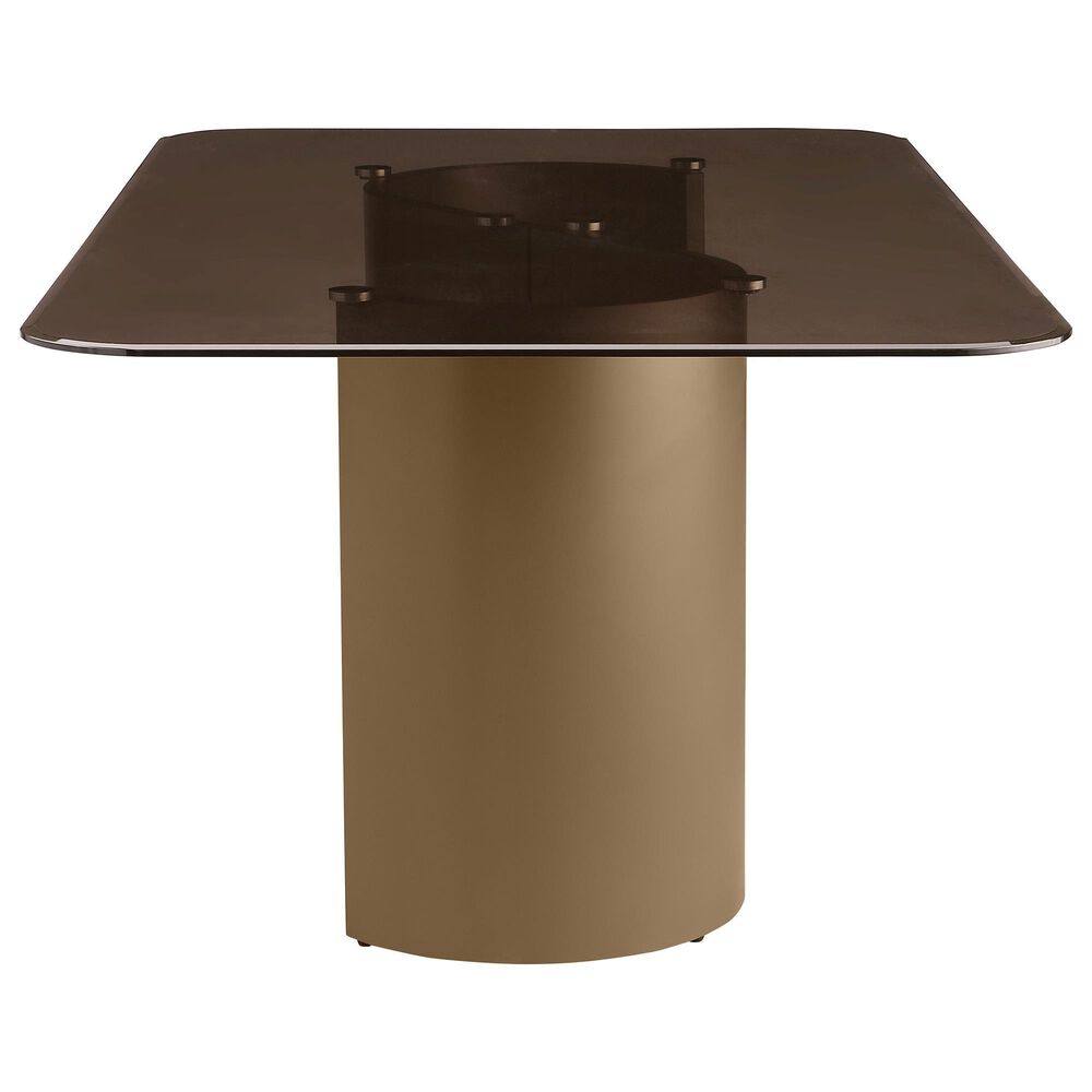 COASTER Edson 5-Piece Rectangular Dining Set in Golden Bronze and Black, , large
