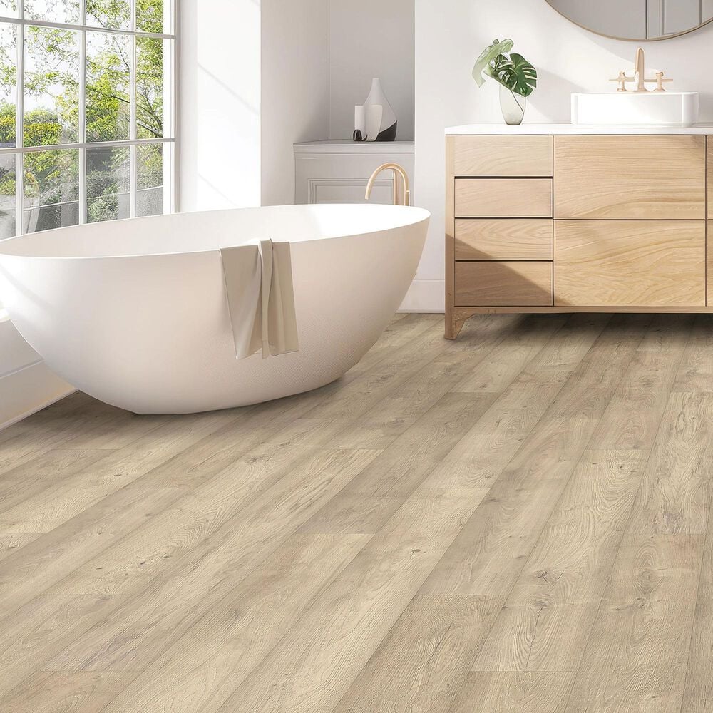 Pergo Norella Veil Dove Gray Oak 7.5&quot; x 54&quot; Laminate, , large