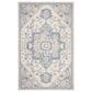 Safavieh Micro-Loop 3" x 5" Ivory and Blue Area Rug, , large