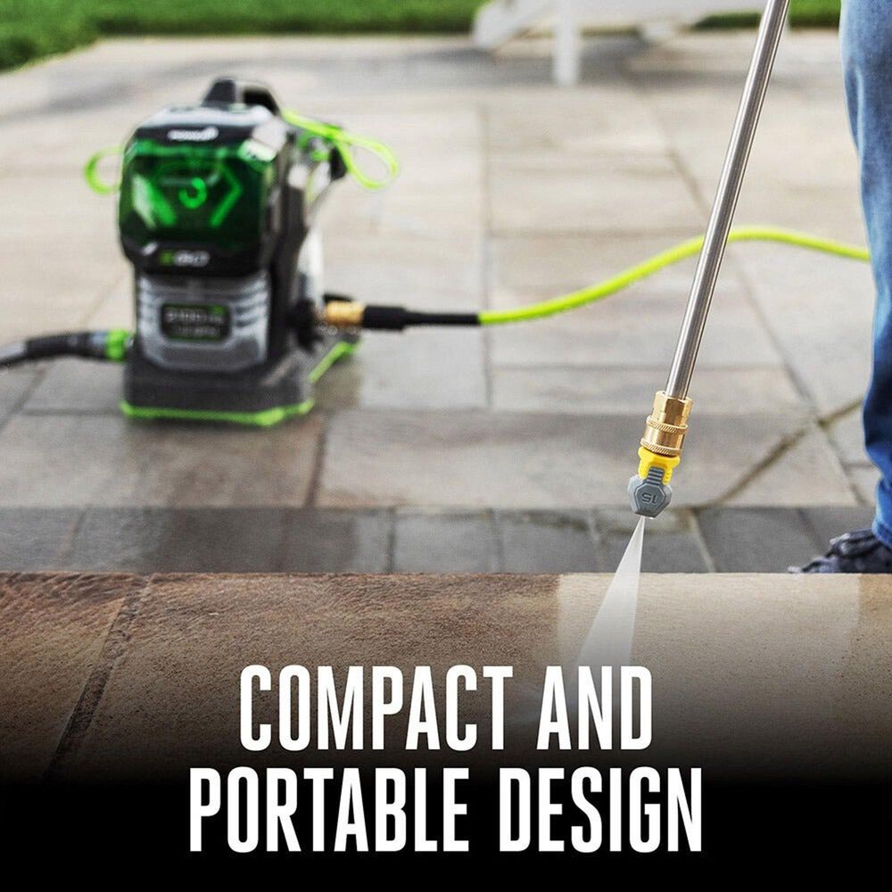 EGO Power+ 2100 PSI Compact Pressure Washer in Gray and Green, , large