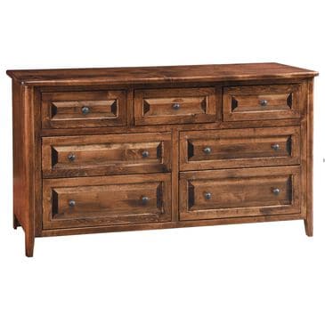 Archbold Furniture Carson 7-Drawer Dresser in Maple Bark, , large