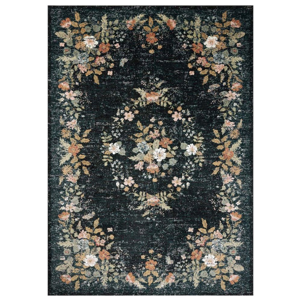 Rifle Paper Co. x Loloi Laurel Strawberry Fields 7"10" x 10" Navy Area Rug, , large