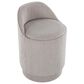 Lumisource Marla Upholstered Vanity Stool in Grey, , large
