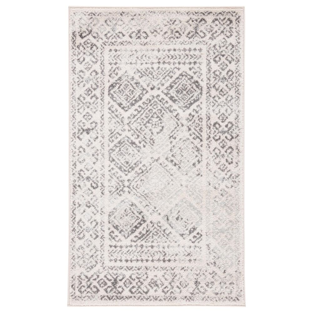 Safavieh Tulum Transitional 3" x 5" Ivory and Grey Area Rug, , large