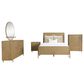 Pacific Landing Arini 5-Piece King Panel Bed in Brown, , large
