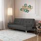 Lifestyle Solutions Malibu Gray Futon, , large