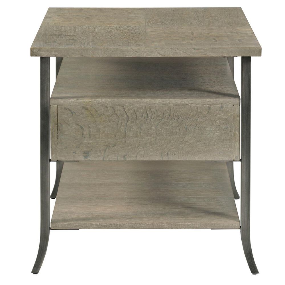 American Drew Creston Rectangular End Table with Drawer in Natural Gray, , large