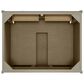 James Martin Vanities Chicago 30" Single Bathroom Vanity in Walnut Whisper with 3 cm Carrara White Marble Top and Rectangular Sink, , large
