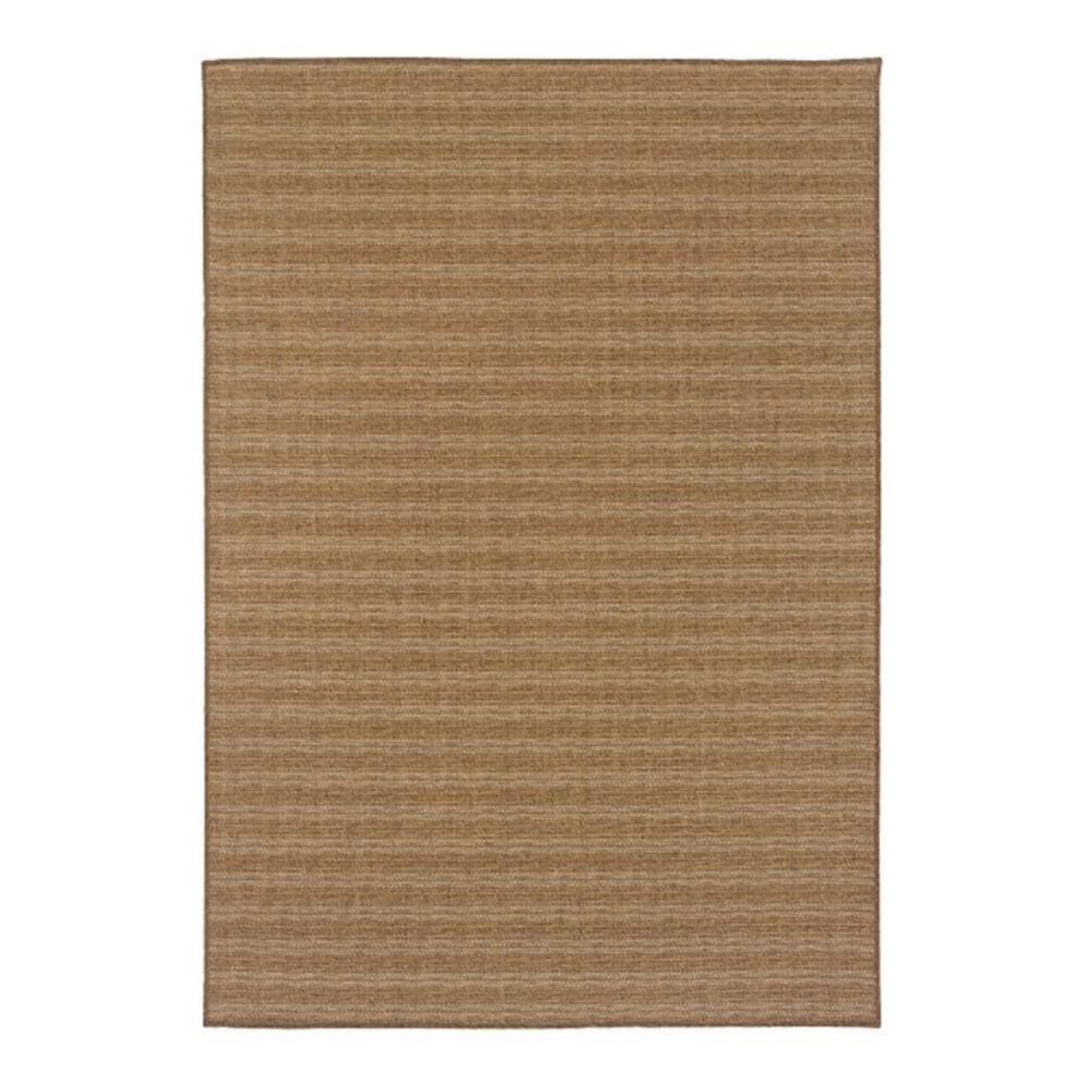 Oriental Weavers Karavia 001X 8"6" x 13" Tan Area Rug, , large