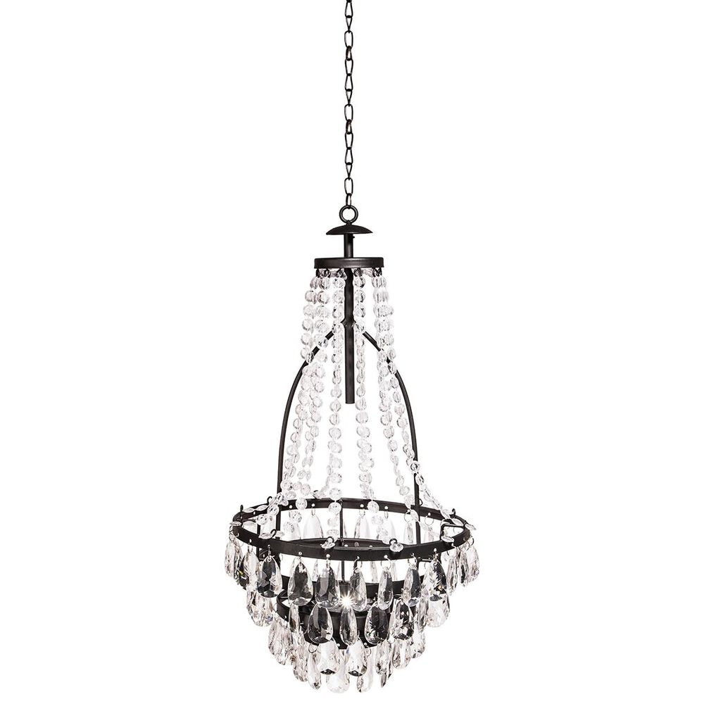 The Gerson Company 33" Solar Metal Chandelier, , large
