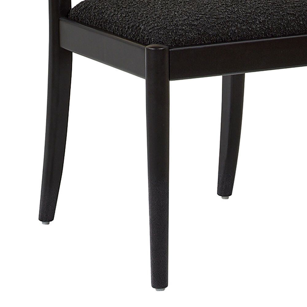 Jennifer Taylor Home Panama Side Chair with Ebony Black Cushion in Black and Natural (Set of 2), , large